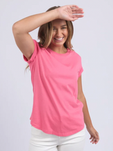Load image into Gallery viewer, Manly tee hot pink
