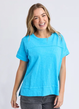 Load image into Gallery viewer, Alison tee aqua
