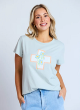 Load image into Gallery viewer, Classic tee duckegg postcard cross
