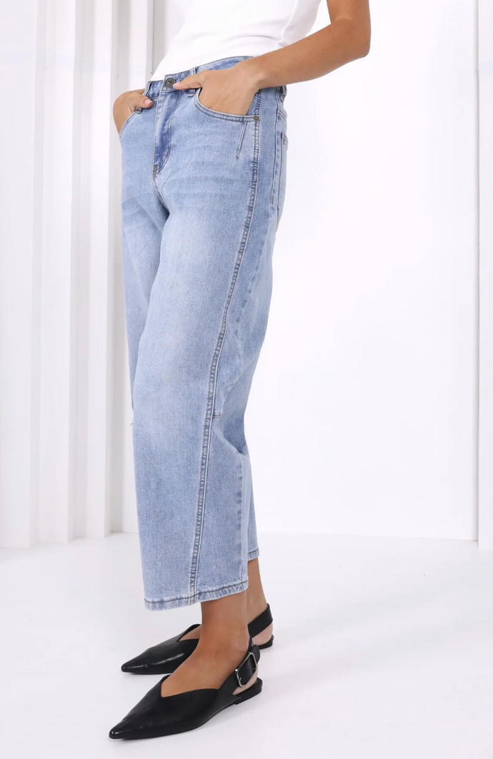 Toni barrel jean - light blue