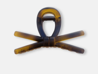 Large bow hair claw