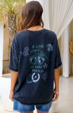 Load image into Gallery viewer, Coastal ranger tee washed black
