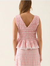 Load image into Gallery viewer, Esther shirred tank pink
