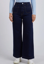 Load image into Gallery viewer, Sarah wide leg jean dark blue
