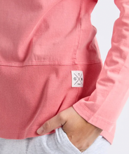 Load image into Gallery viewer, Rib long sleeve tee cosy coral
