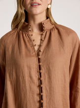 Load image into Gallery viewer, Bajau button shirt - clay
