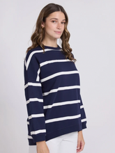 Load image into Gallery viewer, Newport sweat navy stripe
