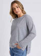 Load image into Gallery viewer, Eddie stripe top - black
