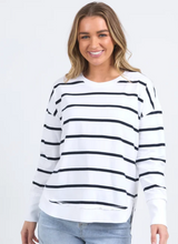Load image into Gallery viewer, Farrah stripe long sleeve - white
