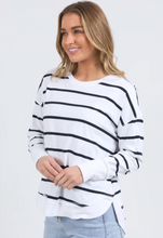 Load image into Gallery viewer, Farrah stripe long sleeve - white
