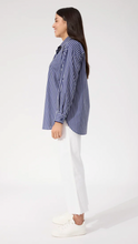 Load image into Gallery viewer, Fairbanks stripe shirt - navy
