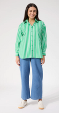 Load image into Gallery viewer, Monterosa stripe shirt - green

