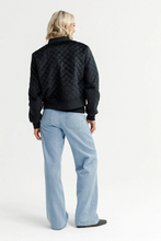 Load image into Gallery viewer, Wyld Bomber Black Quilt
