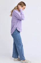 Load image into Gallery viewer, Simplified crew metallic lavender
