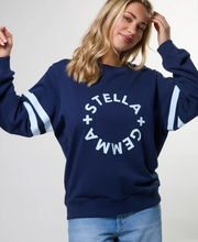 Load image into Gallery viewer, Essential sweat navy rotation
