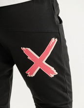 Load image into Gallery viewer, Alpine Apartment pant winter weight black w coral outline

