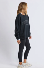 Load image into Gallery viewer, Interval crew black silver metallic
