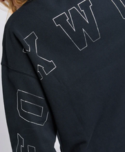 Load image into Gallery viewer, Interval crew black silver metallic
