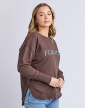 Load image into Gallery viewer, Coffee metallic simplified crew
