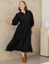 Load image into Gallery viewer, Elly dress black
