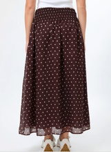 Load image into Gallery viewer, Dorothy skirt chocolate spot

