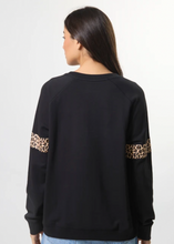 Load image into Gallery viewer, Classic sweater silver cross leopard
