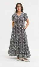Load image into Gallery viewer, Greta dress black champagne
