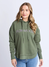 Load image into Gallery viewer, Simplified metallic hoodie khaki

