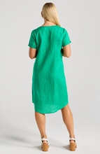 Load image into Gallery viewer, Dianne short sleeve dress - emerald
