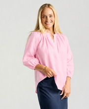 Load image into Gallery viewer, Renata linen blouse - cherry blossom
