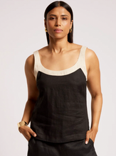 Load image into Gallery viewer, Maris Splice tank black/tusk
