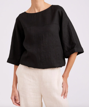 Load image into Gallery viewer, Studio button top/jacket - black
