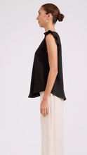 Load image into Gallery viewer, Studio frill tank black
