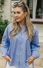 Load image into Gallery viewer, Eliza shirt blue haven

