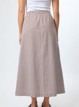 Load image into Gallery viewer, Leena skirt choc stripe
