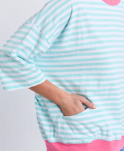 Load image into Gallery viewer, Mazie stripe ringer sweat
