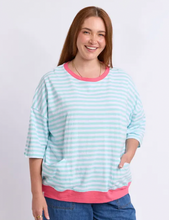 Load image into Gallery viewer, Mazie stripe ringer sweat

