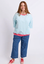 Load image into Gallery viewer, Mazie stripe ringer sweat
