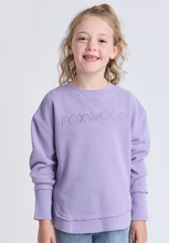 Load image into Gallery viewer, Simplified girls crew lavender
