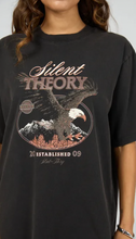 Load image into Gallery viewer, Shadow oversized tee washed black
