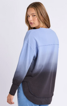 Load image into Gallery viewer, Simplified dip-dye crew blue
