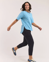 Load image into Gallery viewer, Lauren tee stripe blue
