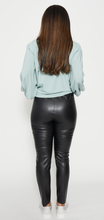 Load image into Gallery viewer, Chloe PU pant black
