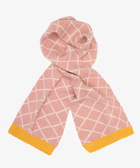 Bambino diamond scarf blush