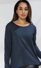 Load image into Gallery viewer, Long sleeve tee lakeside midnight
