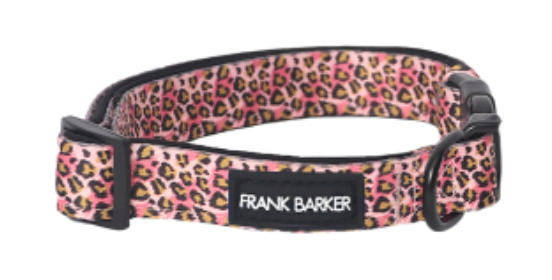 Frank barker dog collar pink