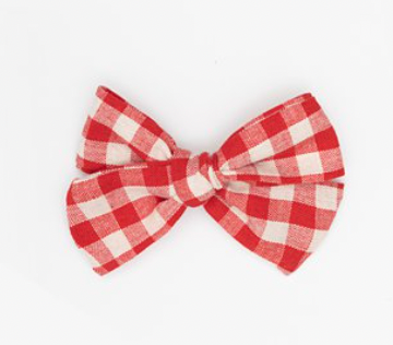 Red Gingham bow